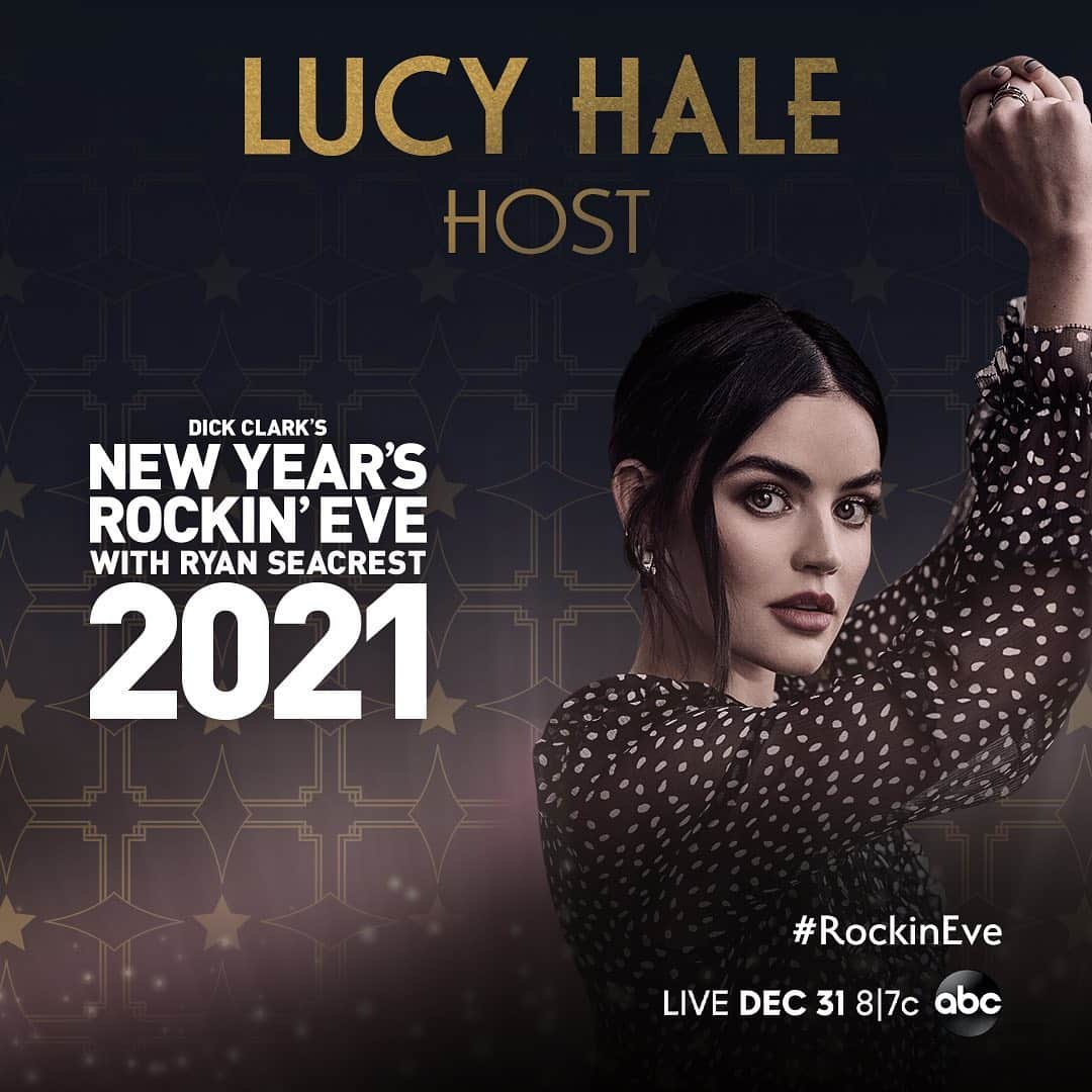 ルーシー・ヘイルさんのインスタグラム写真 - (ルーシー・ヘイルInstagram)「So excited to be back hosting @rockineve alongside @ryanseacrest, @ciara and @theebillyporter! 🎉🎉 Who's ready to be done with 2020!? Tune-in on December 31st at 8/7c on ABC. #RockinEve」12月9日 0時00分 - lucyhale