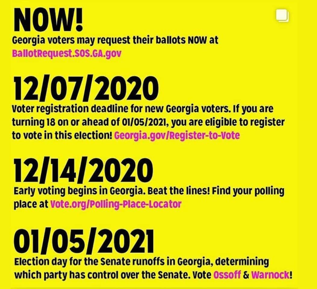のインスタグラム：「Do it #georgia!!」