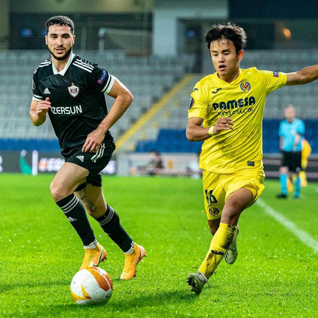 ビジャレアルCFのインスタグラム：「👉 𝗖𝗢𝗠𝗨𝗡𝗜𝗖𝗔𝗗𝗢 𝗢𝗙𝗜𝗖𝗜𝗔𝗟 👈 . Aplazado el partido de la jornada 6 del Grupo I entre el Villarreal CF-Qarabag FK . El partido entre el #Villarreal CF y el  @fkqarabagh, de la jornada 6 del Grupo I de la @europaleague, previsto para el jueves 10 de diciembre a las 21.00h en el Estadio de la Cerámica, ha sido finalmente aplazado debido a que el conjunto azerbaiyano no reúne el mínimo de jugadores disponibles para dicho encuentro por casos positivos de Covid-19 en su plantilla. .  👉 OFFICIAL ANNOUNCEMENT 👈  . MD6 of Group I between Villarreal CF and Qarabag FK has been postponed. .  The match between Villarreal CF and Qarabag FK, corresponding to Matchday 6 of Group I of the Europa League, scheduled for Thursday 10th December at 9pm CET at the Estadio de la Cerámica, has been postponed as the Azerbaijani side do not have the minimum number of players available for the game, due to COVID-19 positives in their squad.  #Villarreal #futbol #football #soccer #uel #europaleague」