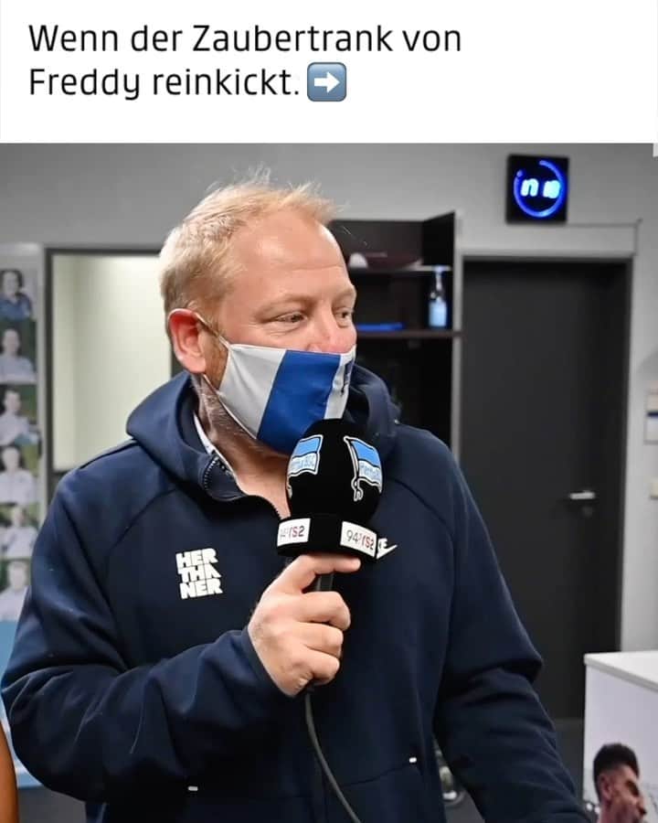 ヘルタ・ベルリンのインスタグラム：「Das erklärt einiges...  . . #HaHoHe #herthabsc」