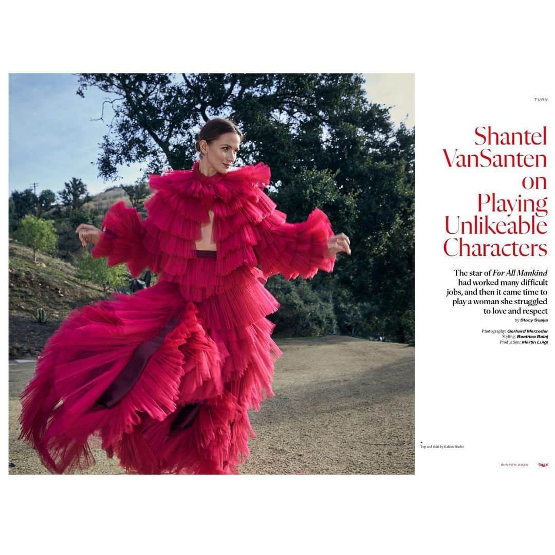 シャンテル・ヴァンサンテンのインスタグラム：「Thanks @maxmagazineonline for letting me share the journey of a life time, on my dream job @forallmankind_ !!! FYI season 2 comes out on Feb 19th on @appletv」