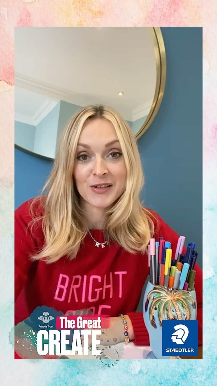 ファーン・コットンのインスタグラム：「and it can be even easier than you think. Earlier this year I launched #TheGreatCreate with @princestrust, a new fundraising initiative proudly supported by @staedtleruk which encourages people to get in touch with their creative side while opening up to friends and family. You can now download our very own activity pack to inspire you using the link in my bio (and I’ll add a swipe up on Stories)🎨」