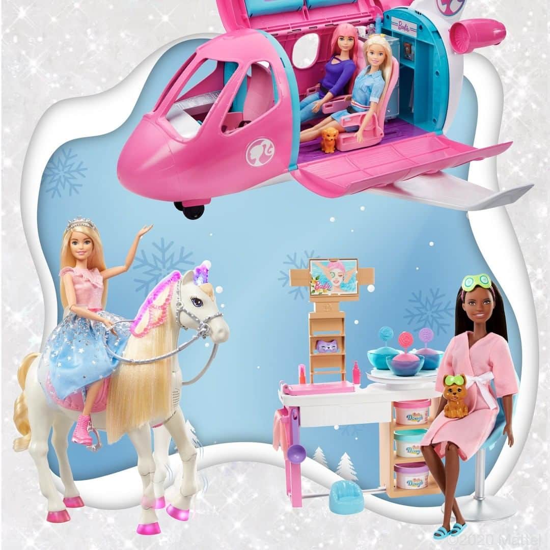 バービーさんのインスタグラム写真 - (バービーInstagram)「The holidays are almost here! 🔔 Swipe to see what the #Barbie Gift Guide has in store, from playsets to stocking-stuffers and more.」12月9日 1時34分 - barbie