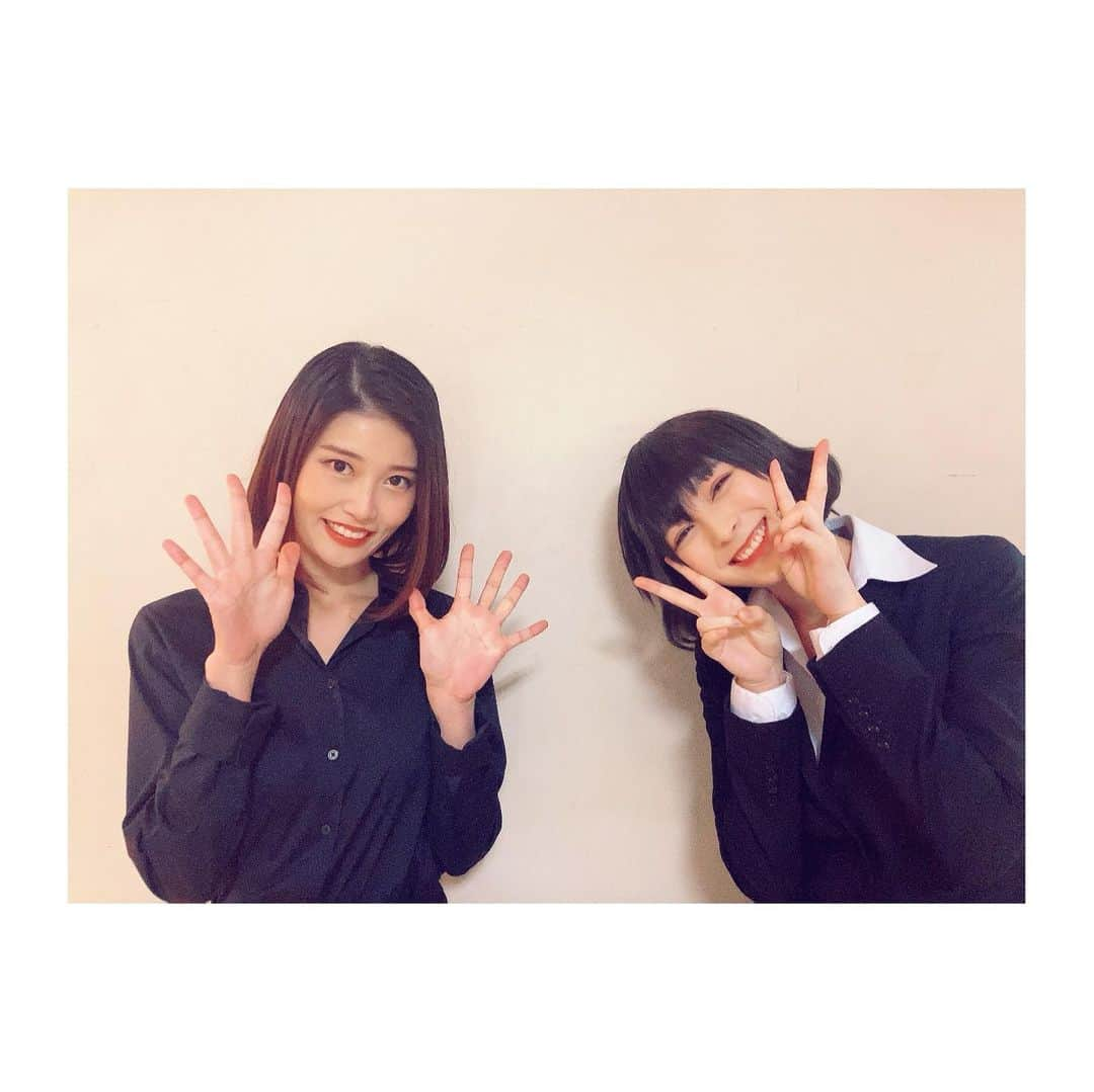 安島萌さんのインスタグラム写真 - (安島萌Instagram)「御女子💕 初演に引き続き、チェイン役のしずねちゃん❤️ アンサンブルのさやかさん❤️  #血界戦線#血界戦線beyond」12月9日 12時11分 - ajima_moe