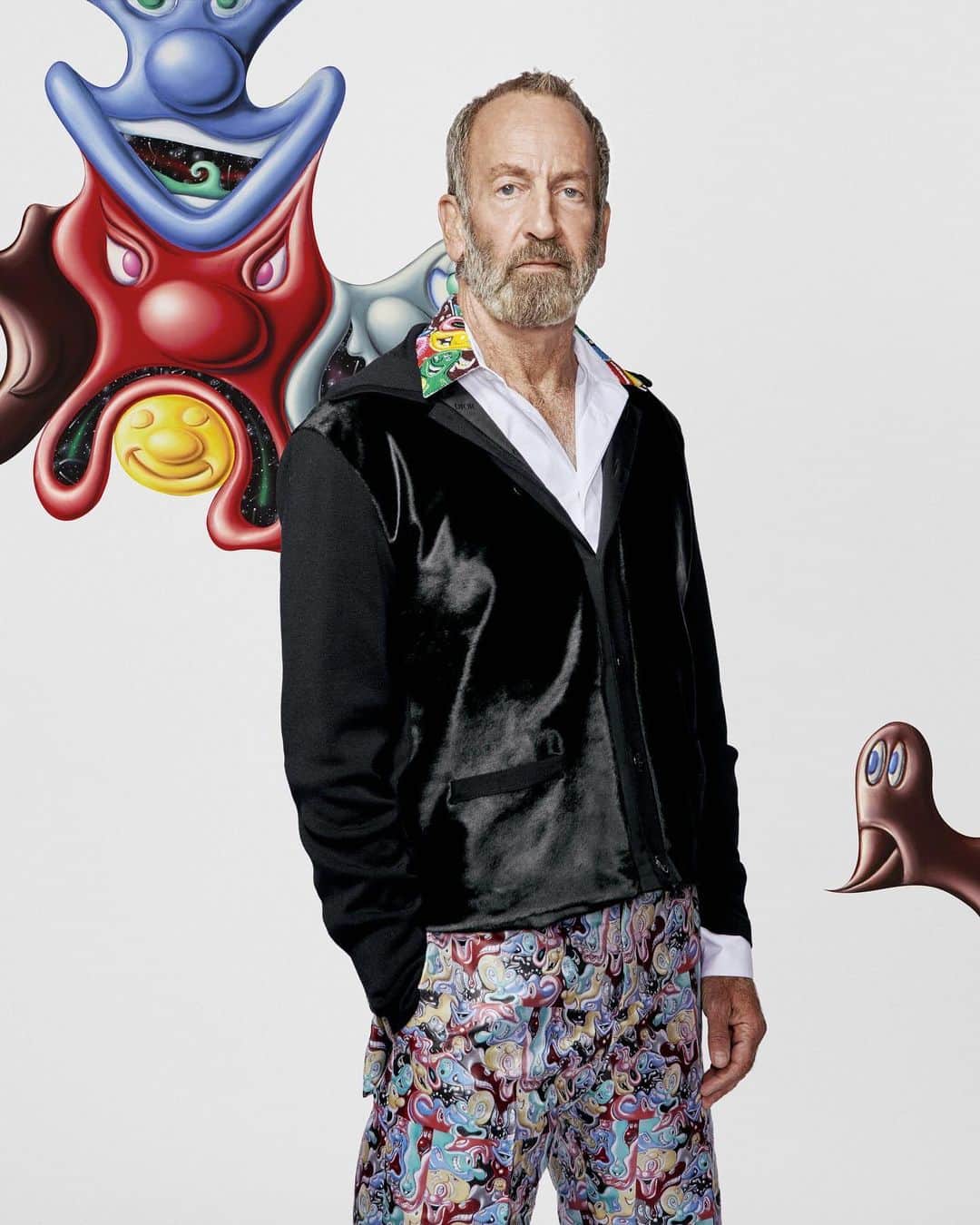 キム・ジョーンズのインスタグラム：「The man himself ! Thank you @kennyscharf love and respect 💙💙💙」
