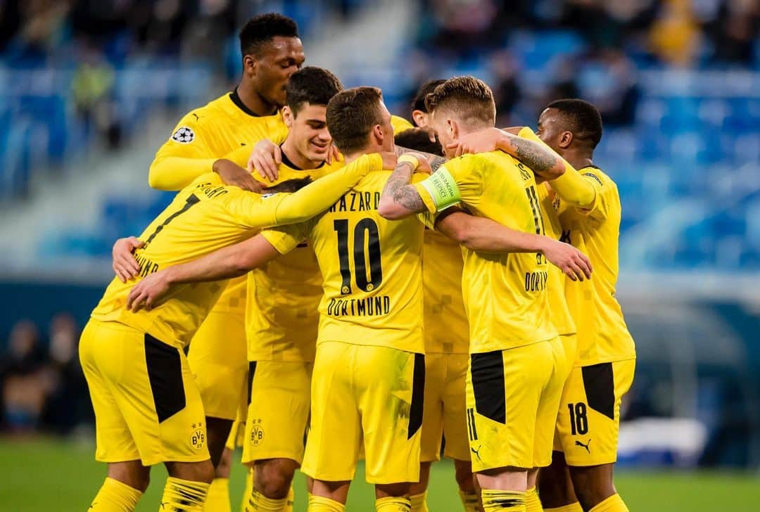 ジェイドン・サンチョさんのインスタグラム写真 - (ジェイドン・サンチョInstagram)「Top of the group! 💪🏼 @championsleague  @axelwitsel28 🤝🅰️」12月9日 5時42分 - sanchooo10