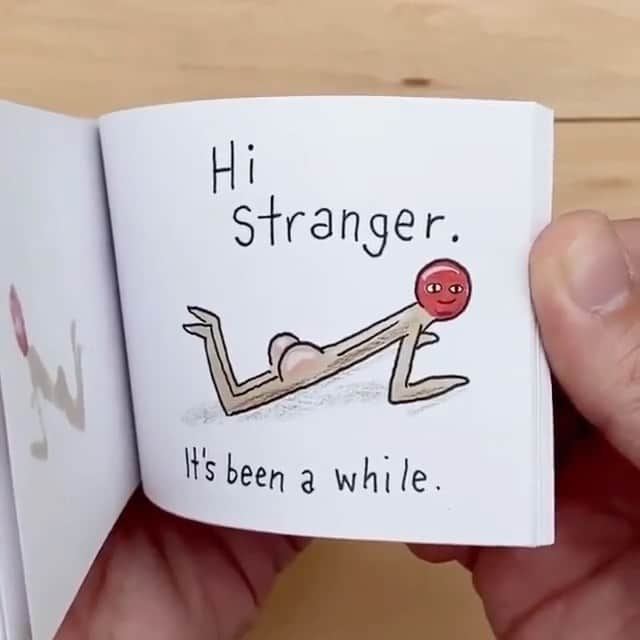 マット・マクゴリーのインスタグラム：「It’s still a pandemic. Repost from @love.watts: @theflippistflipbooks inspired by @kirstenlepore “hi stranger” and @juan_declan’s “Safety Match” with @garrett__md voice」