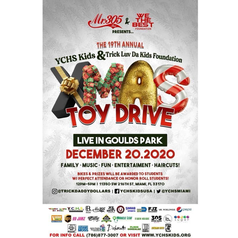 DJキャレドさんのインスタグラム写真 - (DJキャレドInstagram)「Bless up the young world   @trickdaddydollars MR 305 x WE THE BEST PRESENTS #TOYDRIVE  #DJKHALED #WETHEBEST FOUNDATION BEEN TEAMING UP wit @trickdaddydollars every year FOR TRICK LUV THE KIDS  #TOYDRIVE 🙏🏽 .  @trickdaddydollars thank u 🙏🏽  #DJKHALED @wethebestmusic @wethebestfoundation @trickdaddydollars @pitbull #MIAMI  #GIVINGBACK  Bless up everyone that’s involved to make this happen for this KIDS !  Love and blessings The light is love God is love ! GOD IS THE GREATEST 🤲🏽」12月9日 6時48分 - djkhaled