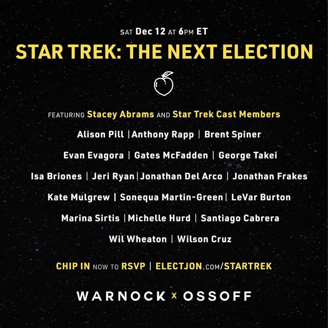 ジェリー・ライアンのインスタグラム：「Join me along with a bunch of Trek icons AND the amazing @staceyabrams for what promises to be a lot of fun! Link in my bio」