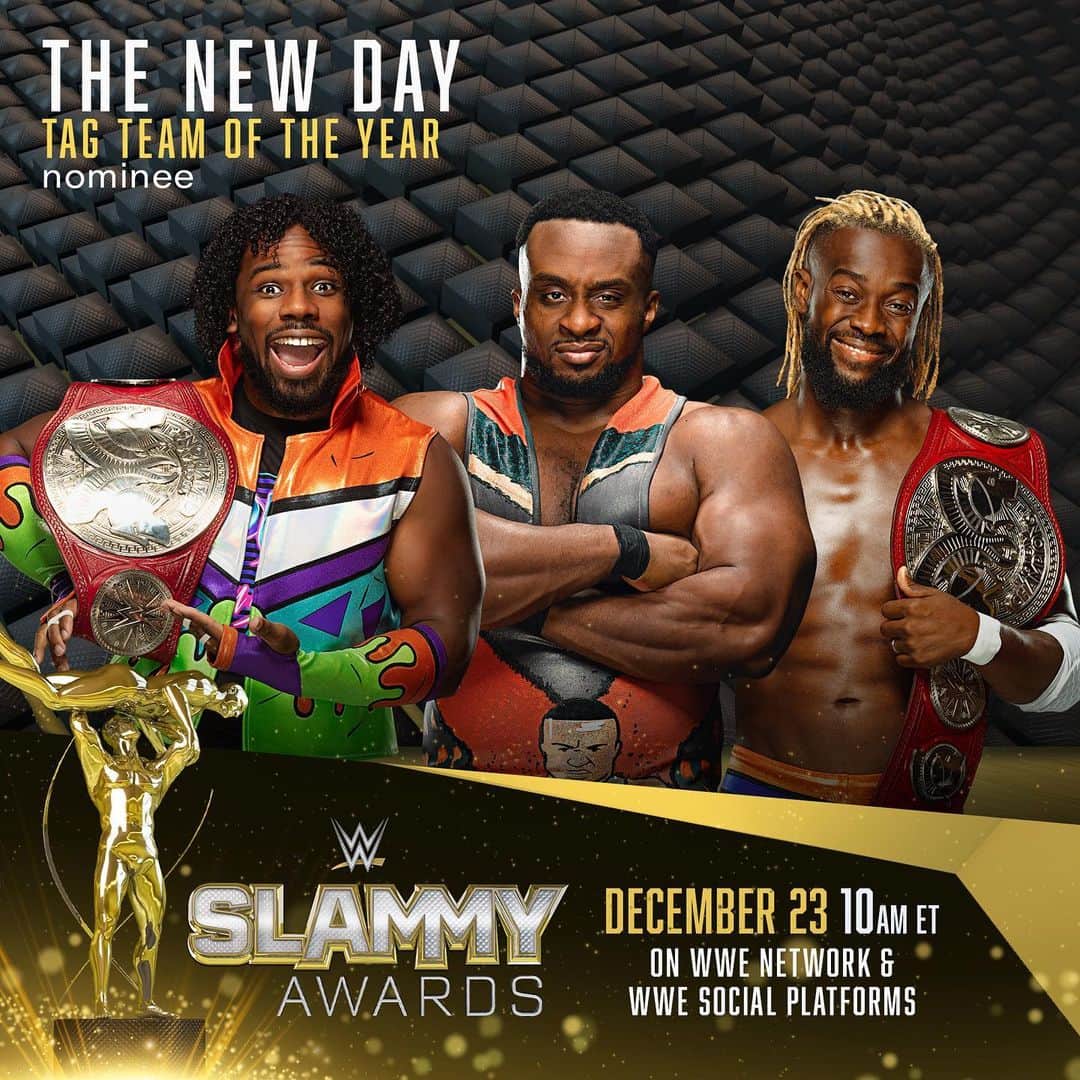WWEさんのインスタグラム写真 - (WWEInstagram)「✨ TAG TEAM OF THE YEAR ✨ Swipe ➡️ for nominees and head to the link in our bio to vote! #SLAMMY」12月9日 7時04分 - wwe