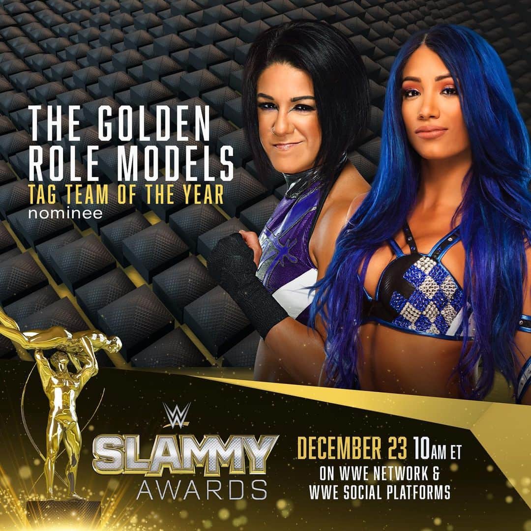 WWEさんのインスタグラム写真 - (WWEInstagram)「✨ TAG TEAM OF THE YEAR ✨ Swipe ➡️ for nominees and head to the link in our bio to vote! #SLAMMY」12月9日 7時04分 - wwe