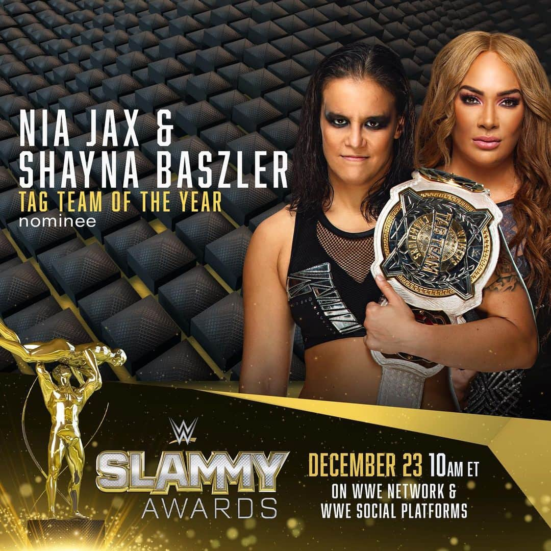 WWEさんのインスタグラム写真 - (WWEInstagram)「✨ TAG TEAM OF THE YEAR ✨ Swipe ➡️ for nominees and head to the link in our bio to vote! #SLAMMY」12月9日 7時04分 - wwe