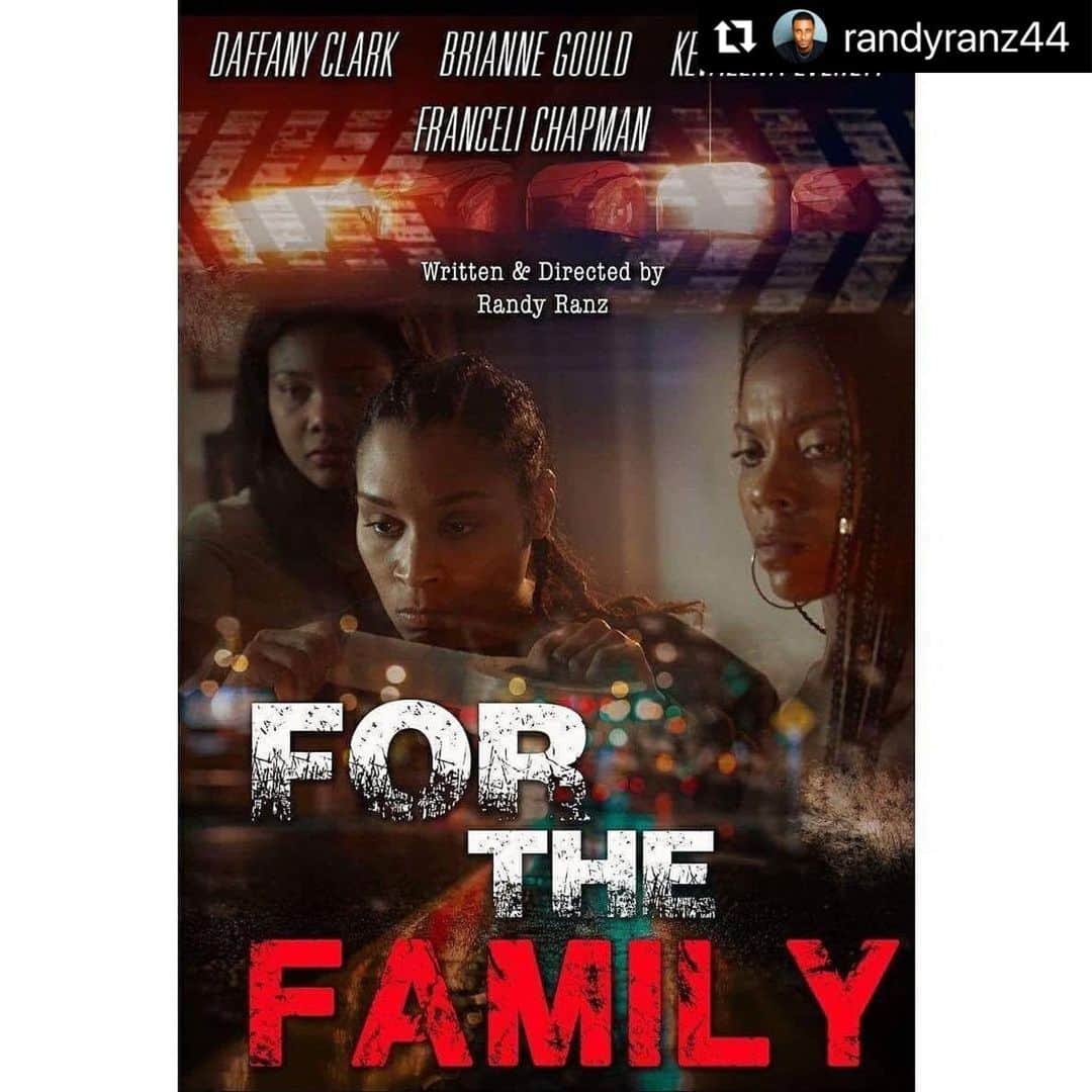 ダフニ・クラークのインスタグラム：「#Repost @randyranz44 with @make_repost ・・・ Can finally share the news! My movie “For The Family” starring @daffmc29 @brianneonline @lenaanthony_ @celihangout is coming to Cable TV!!!! Air dates to be announced soon! Grateful for my crew @disko_d @nick.casucci_ 🙏🏽🙏🏽 #younghollywood #nextgeneration #wegotnext」