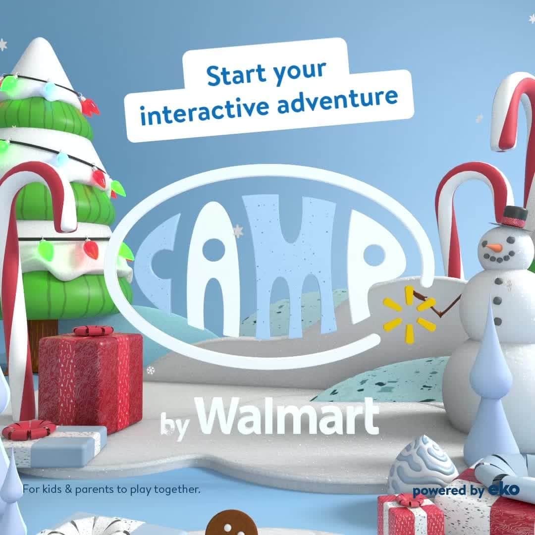 Wal-Mart Stores, Incのインスタグラム：「Create a whole sleigh load of holiday magic at #CampByWalmart. Visit Walmart.com/camp to learn, play, & jingle all the way.」