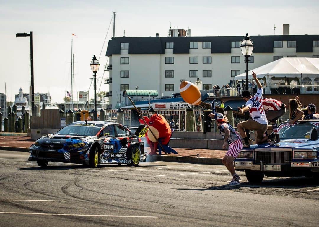 のインスタグラム：「🦀 Share some pics of you & your friends watching the #Gymkhana2020 #TravisPastrana Takeover and tag @subarumotorsportsusa, @travispastrana, @thehoonigans & @yokohamatire! We’ll pick the epic ones and share them in our stories! 📸」