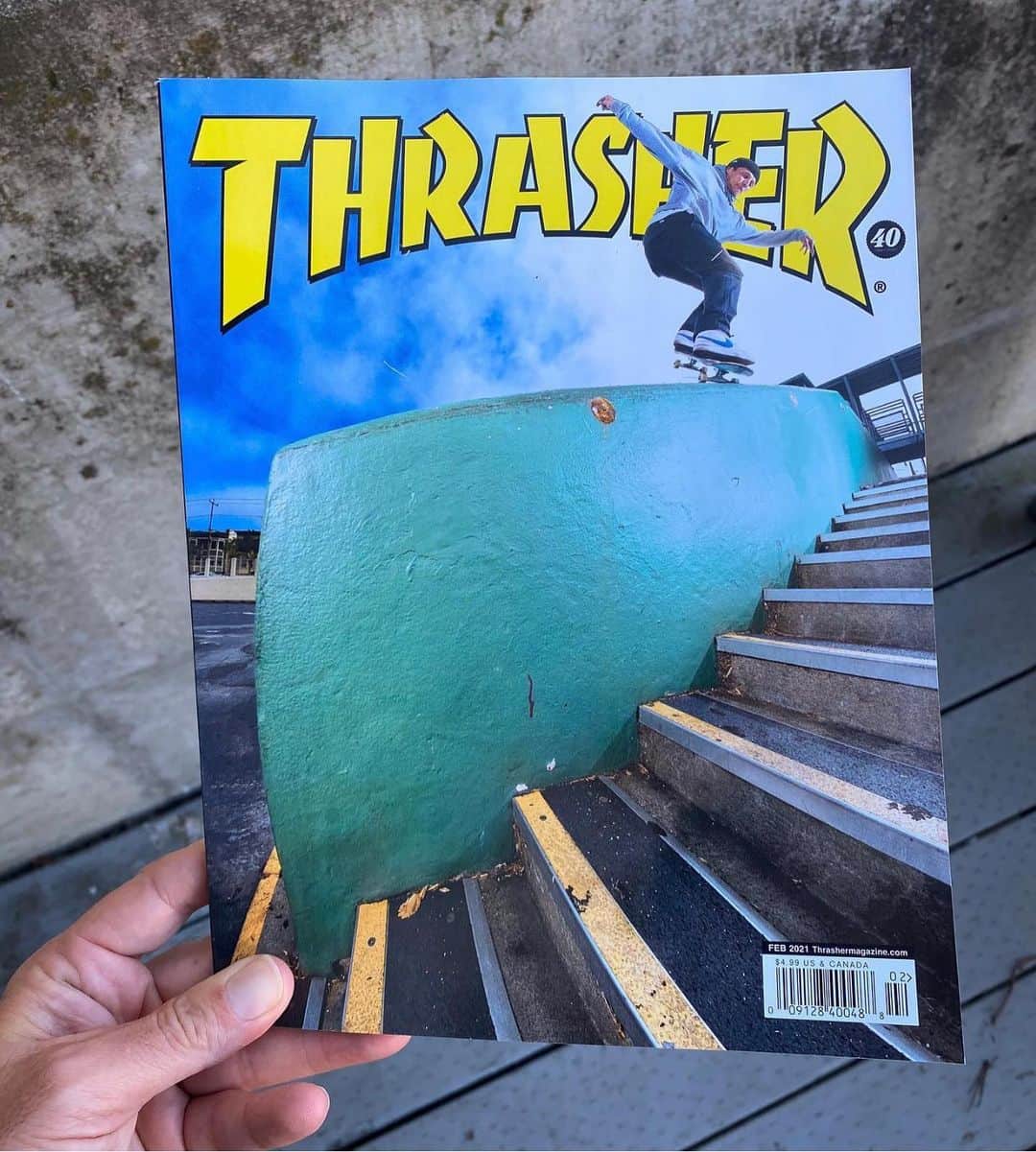 カルロス・リベイロのインスタグラム：「Can’t believe this!! @thrashermag  thank you ❤️🙏🏽 love you @kylecamarillo   Não acredito!!! Obrigado @thrashermag ❤️🙏🏽 te amo @kylecamarillo」