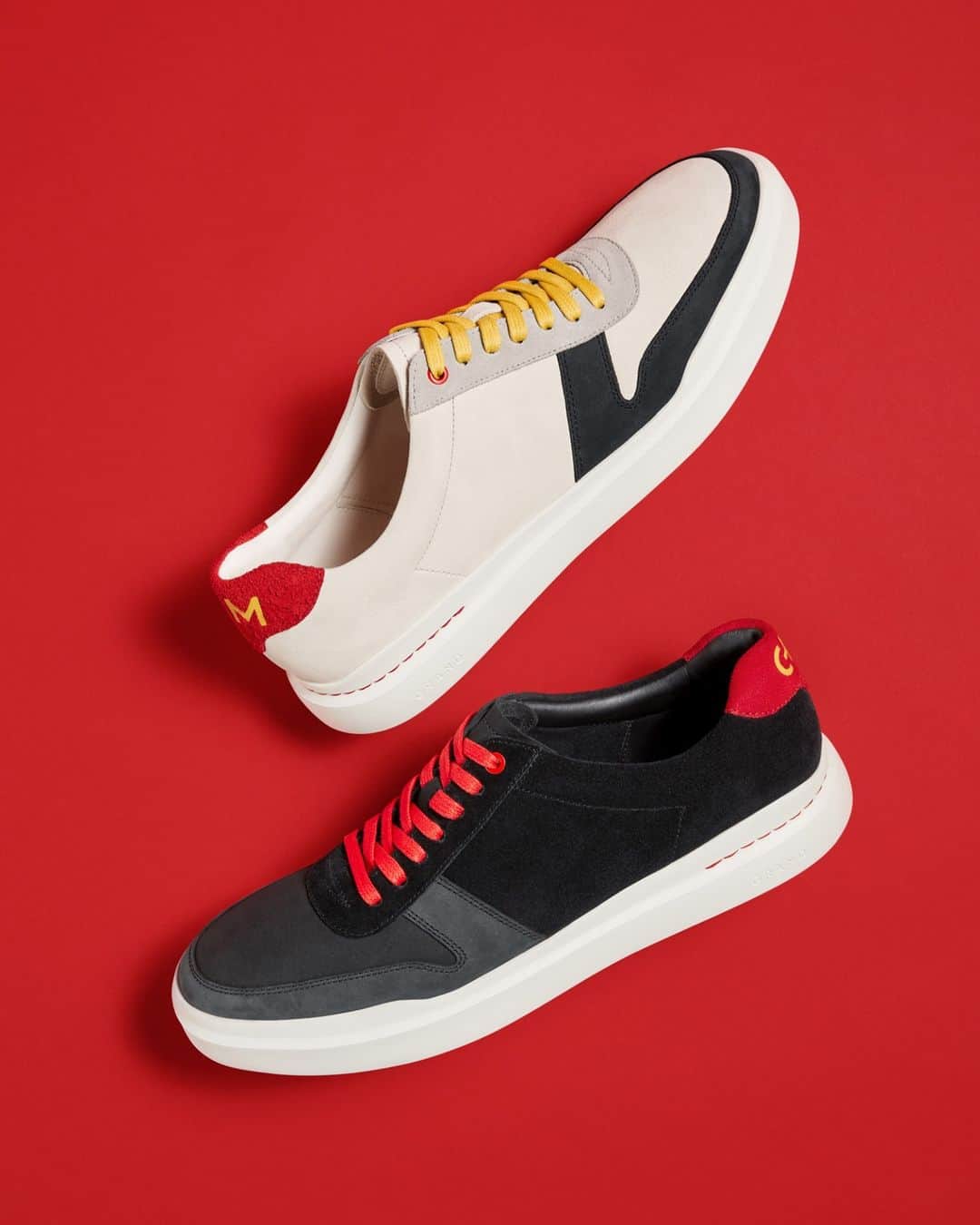 Cole Haanのインスタグラム：「It's all in the details for Hasan Minhaj, who tricked out our incredibly lightweight GrandPrø Rally Sneaker with nods to important moments in his life, to his father Najme, and to his Indian-American heritage.」