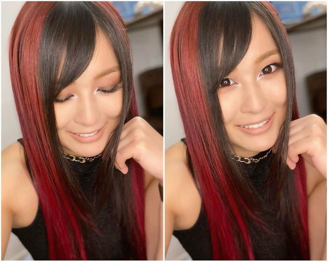 のインスタグラム：「渡米してきて以来、約2年半ぶりに前髪を切りました💇🏻‍♀️  I had my bangs changed.」