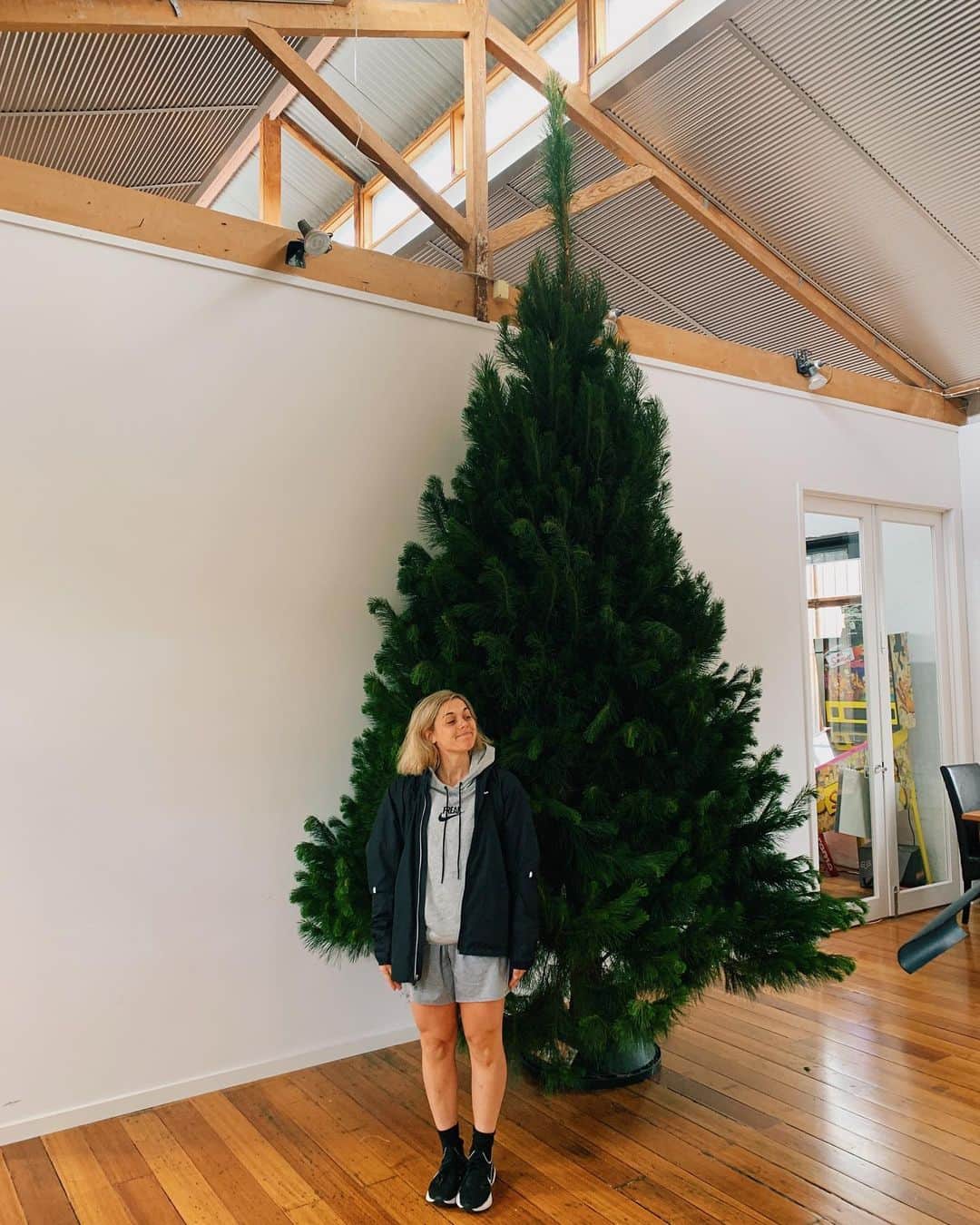 フィービー・ディ・トマソのインスタグラム：「B.A.P by BOOM 🎄*Big Ass Pine  #certified #tistheszn @boomstudios @ivy_creative」