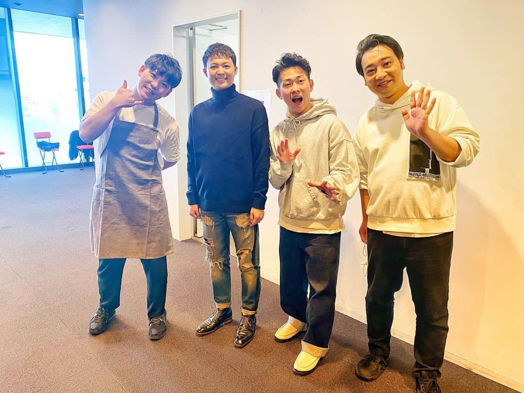 花田優一のインスタグラム：「、 見てくださった方々いるかな？ 本日12月9日水曜 よる7時～ 有吉の壁、初の3時間SP  に、ジャングルポケットの皆さんと出演させていただきました！ フー楽しかった😎  笑ってもらえただろうか…😣  笑いを生み出すのは、容易いことではないと 現場でひしひしと感じました🙇‍♂️  #有吉の壁 #ジャングルポケット #スカイツリー」