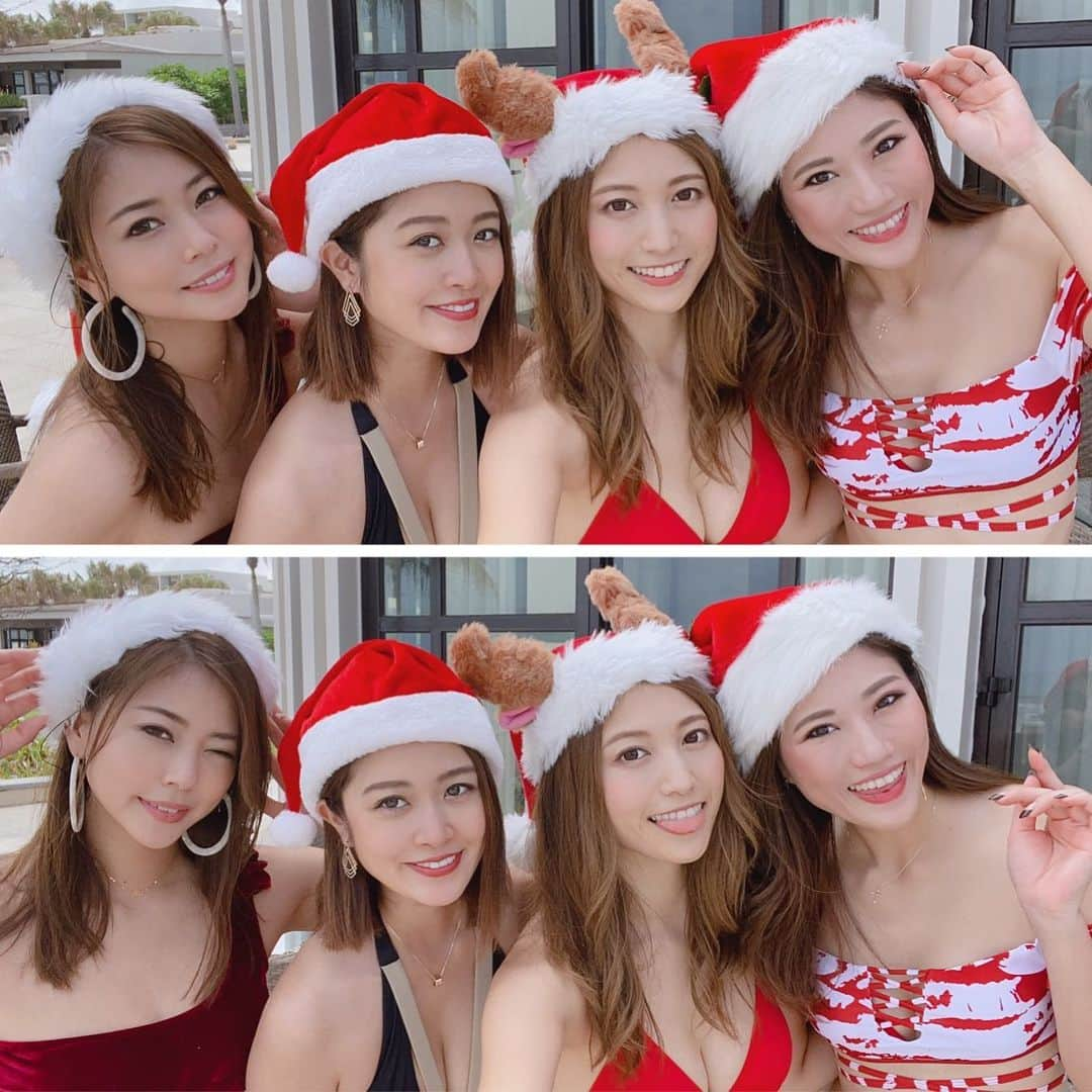 市原彩花さんのインスタグラム写真 - (市原彩花Instagram)「去年のビキニサンタ👙🎅 またみんなで海外旅行したいぃ〜✈️🏝  🎍お知らせ🎍 私の手書き年賀状が届く企画が始まるよ😆🎌 購入方法はハイライトかツイッターでチェックしてね🥰 12/11(金)21時から先着順で受付開始です✨  📸Last year in Vietnam  #👙🎅#サンタ#サンタコス#サンタコスプレ#サンタビキニ#ビキニサンタ#santa#水着#ビキニ#swimwear#bajurenang#girlsswimwear#japanesegirls」12月9日 15時49分 - ayaka_ichihara