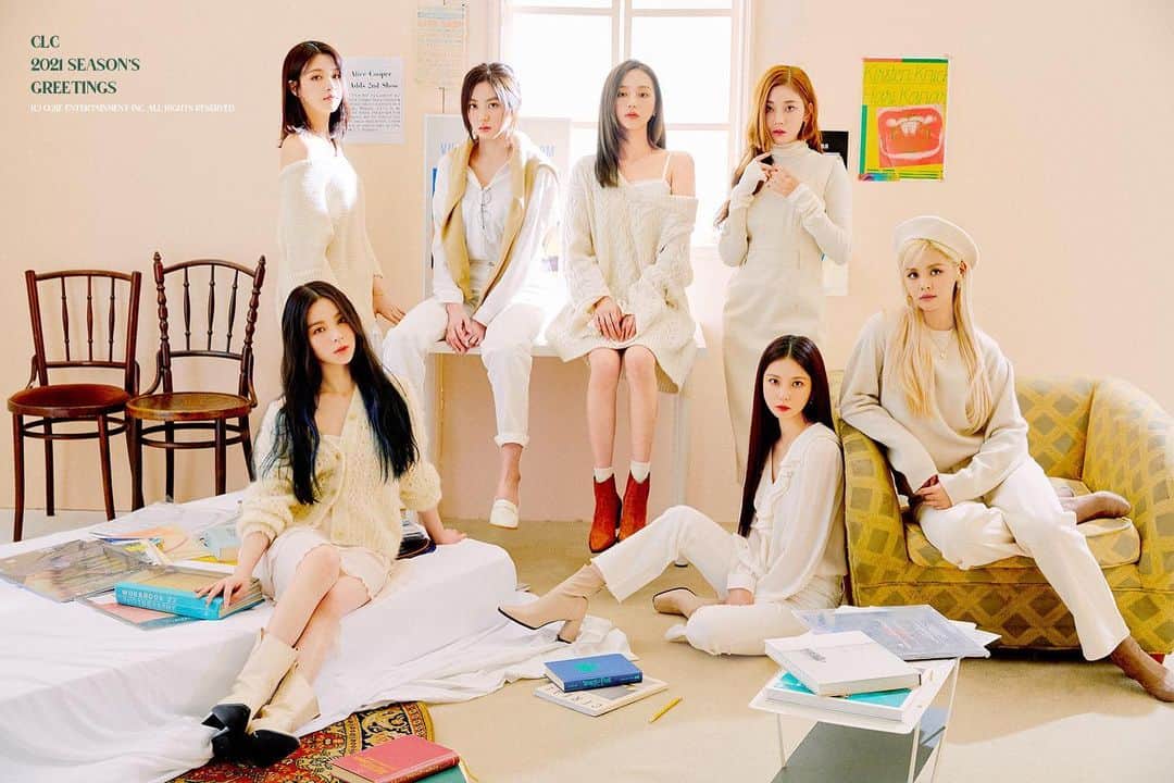 CLCのインスタグラム：「[📸] 2021 SEASON'S GREETINGS 미리보기 #CLC #씨엘씨 #시즌그리팅 #SEASONSGREETINGS」