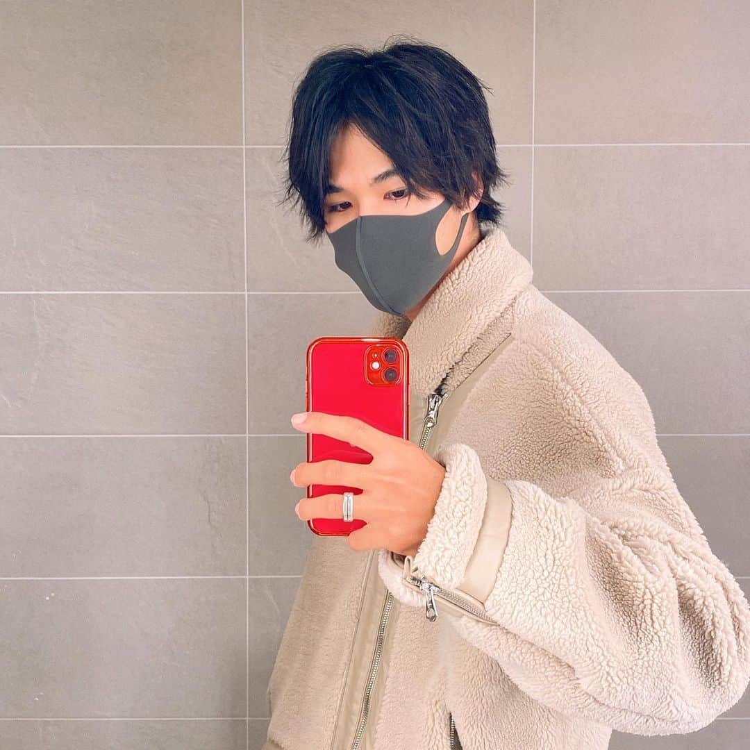 RANMAのインスタグラム：「今日寒かったからモコモコ解禁❄️  #boajacket」