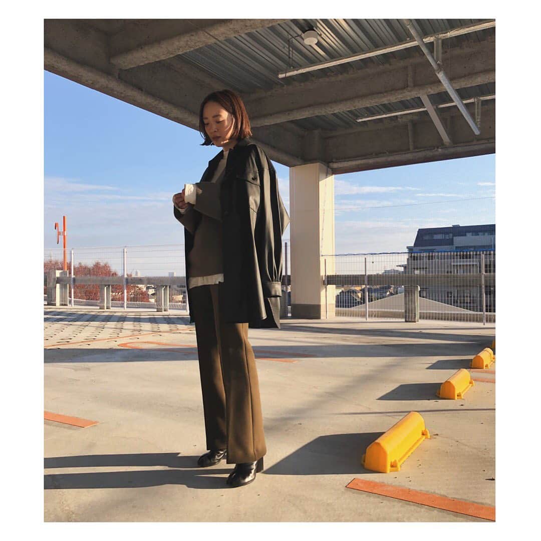 野尻美穂のインスタグラム：「私はきっといつまでもメンズライクがすき〜。  #wai_ships  #pheeny  #maisonmargiela」