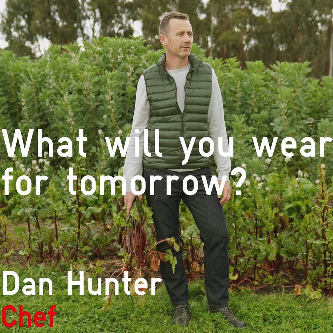 ユニクロさんのインスタグラム写真 - (ユニクロInstagram)「"What will you wear for tomorrow?"  We interviewed Dan Hunter, a chef from Australia, about his restaurant, and what makes it special, and his principles running a restaurant.  "We look at individual tastes and needs, but we look at it from a holistic point of view."  @uniqloau #whatwillyouwearfor #tomorrow」12月9日 18時05分 - uniqlo