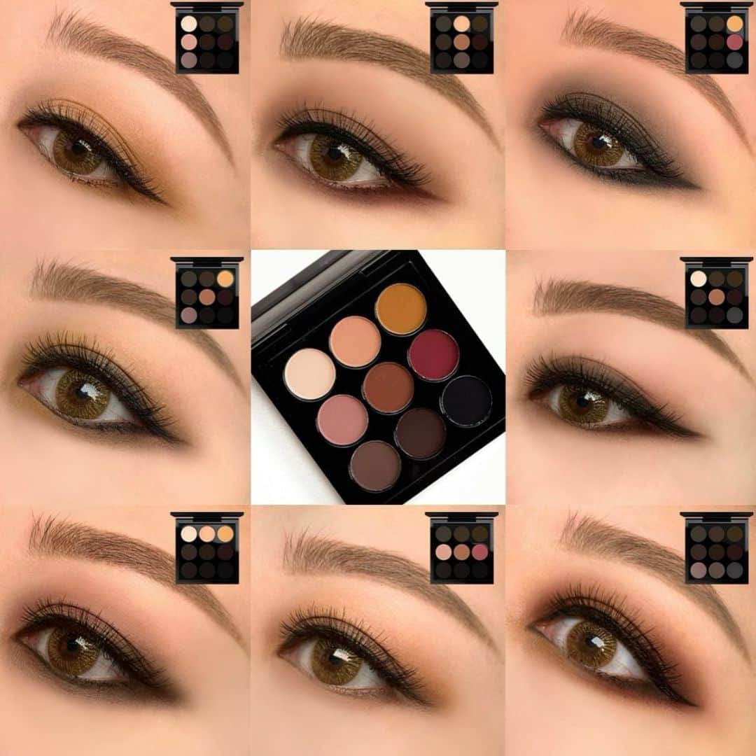 M·A·C Cosmetics Hong Kongさんのインスタグラム写真 - (M·A·C Cosmetics Hong KongInstagram)「《年度美妝天書 Chapter 1.5》📖   想一盒眼影走天涯？#全妝霸主 M·A·C 嘅時尚焦點9色眼影組合可以解決到你嘅疑難！🙌🏻 一盒9色可變奏出8款不同風格眼妝，難怪高鋸人氣美妝排行榜NO.1！ #全妝霸主 一早就特調好各色配搭，只需根據橫、直、斜用每行嘅3隻顏色，即可引爆眼妝潮流🎉 想知道更多明星妝物嘅不同用法？繼續留意住我哋美妝天書嘅分享！  Content created by Artist @xxchuiyee  #全妝霸主 #年度美妝天書 #眼妝矯形術 #MACHongKong   Product mentioned: Eye Shadow x 9 時尚焦點9色眼影組合 in Semi-Sweet - HK$360  Ultimate Makeup Lookbook [Chapter 1.5]: The palette that does it ALL Have been searching for THE eyeshadow palette for life? M·A·C has got you covered with our Eye Shadow x 9 🙌🏻You can create 8 different looks with just 1 palm palette! M·A·C has developed an easy-to-follow system, all you need to do is to use 3 shades in a row, like Tic Tac Toe🎉 Easy peasy! Which is your go-to row? Grab it in M·A·C now and try this out! Want to know more useful hacks of our legendary products?」12月9日 19時09分 - maccosmeticshk