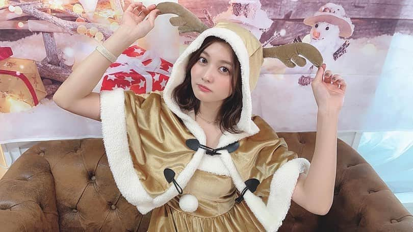 林ゆめさんのインスタグラム写真 - (林ゆめInstagram)「トナカイ🦌🎄 ﻿ みんなクリスマスはなにするの？😳」12月9日 19時46分 - ___yuume.18