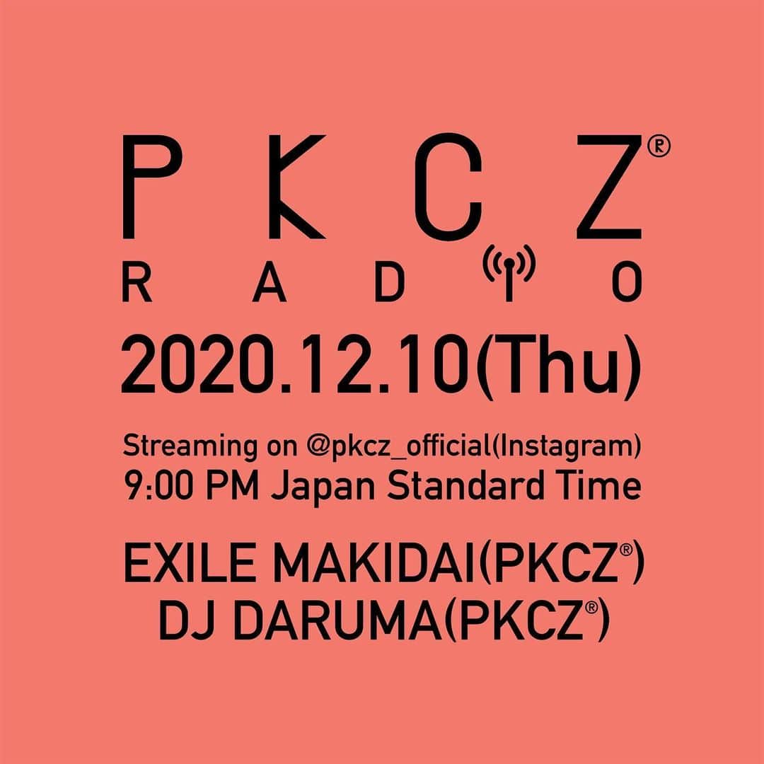 DJ DARUMAのインスタグラム：「本日21:00から放送でございます 皆様ふるってご参加くださいませ🤲🏻 質問,メッセージもストーリーから受付中😘」