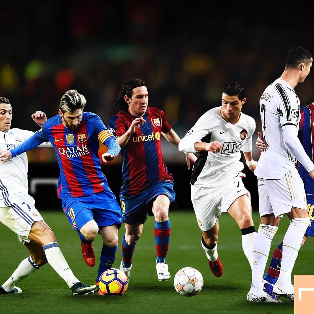 のインスタグラム：「. ＼ 🔵🔴 #UCL の舞台で再会 ⚪️⚫️ ／ メッシとクリスティアーノ・ロナウドが相まみえた一戦は #ユヴェントス に軍配。逆転でGS 首位突破を決めた！ . #soccer #football #UEFA #uefachampionsleague #championsleague #barcelona #juventus #messi #cristianoronaldo #サッカー #フットボール #バルセロナ #メッシ #クリスティアーノロナウド #⚽」