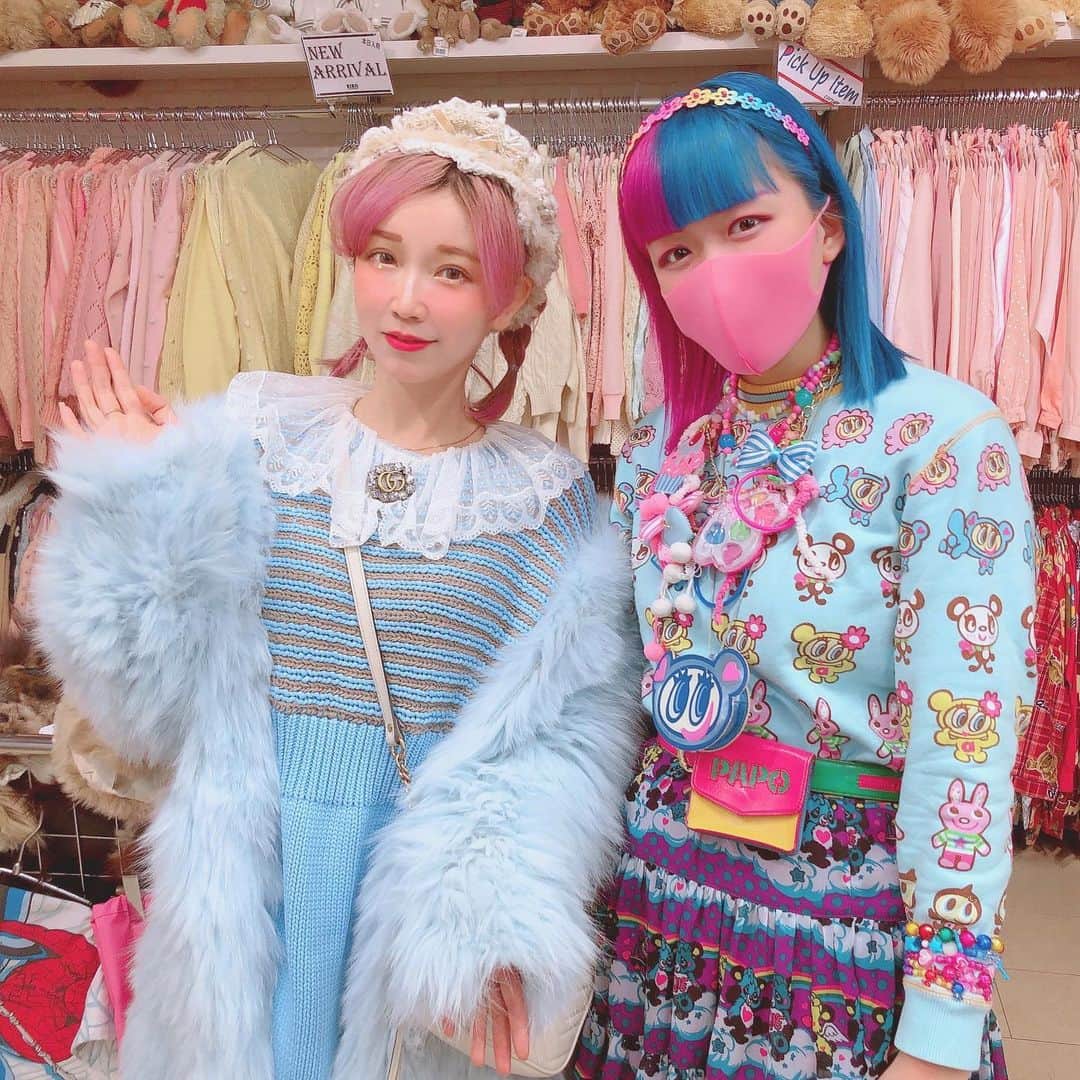 のインスタグラム：「可愛いちーちゃんと💕 ありがとうございます✨ #kinji #harajukufashion」