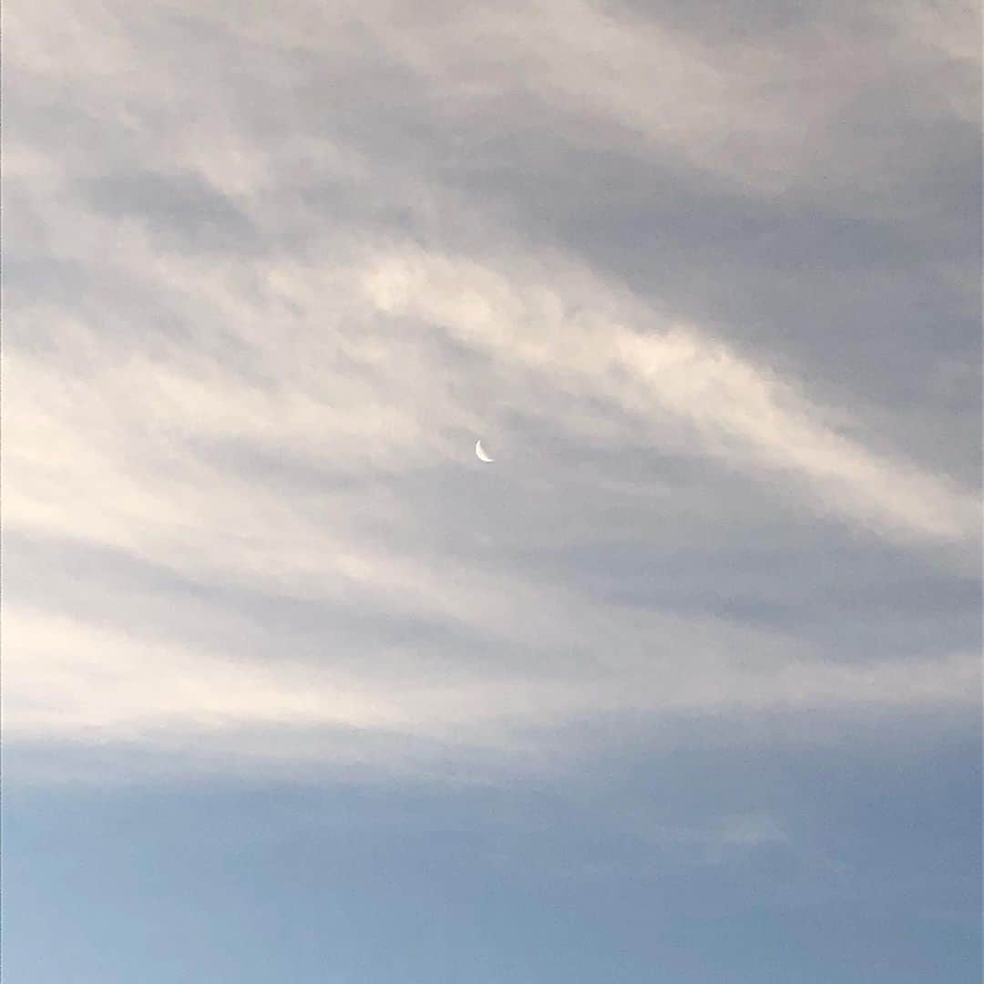 馬場典子さんのインスタグラム写真 - (馬場典子Instagram)「月と雲」12月10日 7時13分 - baba_channel