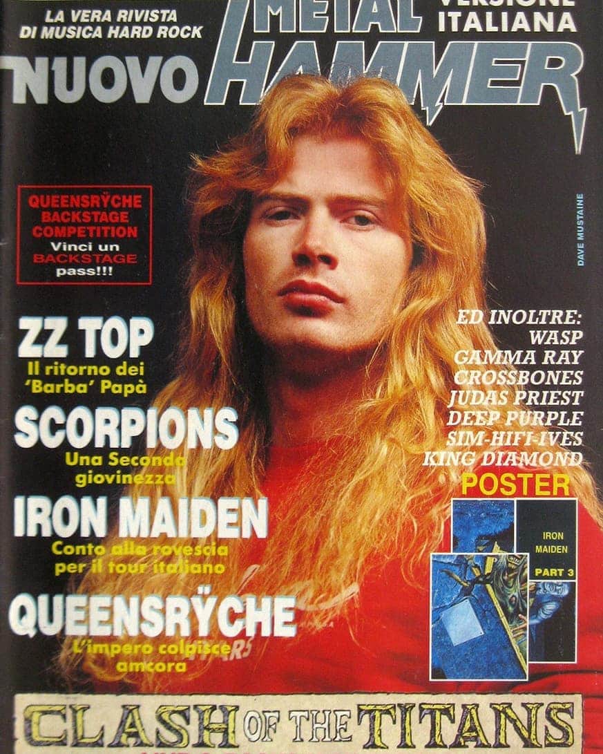 Megadethさんのインスタグラム写真 - (MegadethInstagram)「RUST IN PEACE era classic magazine covers. What’s in your collection?」12月10日 7時14分 - megadeth