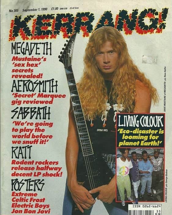 Megadethさんのインスタグラム写真 - (MegadethInstagram)「RUST IN PEACE era classic magazine covers. What’s in your collection?」12月10日 7時14分 - megadeth
