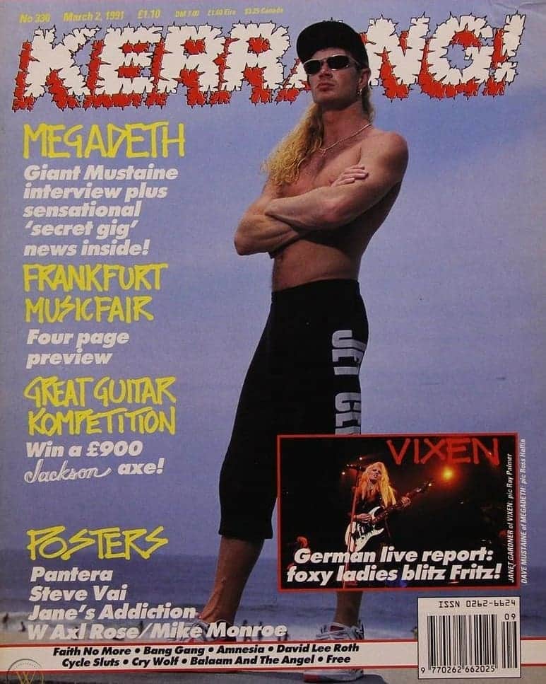 Megadethのインスタグラム：「RUST IN PEACE era classic magazine covers. What’s in your collection?」