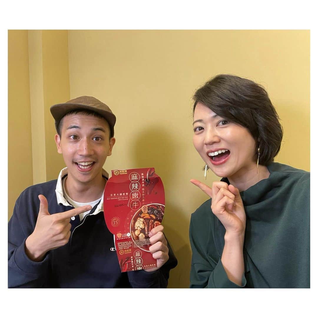 煌月爽矢のインスタグラム：「.﻿ .﻿ イケメン劉高志氏のYouTubeに参加。﻿ ﻿ ﻿ この人は出る側にも作る側にもなれるから本当にすごい！﻿ 昔、初めて所属した事務所で一緒だった高志君。﻿ その後、高志君は台湾に渡航して勉強しながらお仕事して今ではペラペラ！素晴らしい( ⸝⸝⸝⁼̴́◡︎⁼̴̀⸝⸝⸝)﻿ ﻿ 数年後奇しくも私も台湾にこうして来る事となり…﻿ 昔のご縁が今もまだ続いている事に感謝！ ﻿ 高志君は本当に本当に良い子です😌﻿ いつもありがとう。﻿ ﻿ #劉高志﻿ #台湾﻿ #台湾生活﻿ #日本的高志 #このお鍋のインスタントレベル高すぎ #私のインスタに100万年ぶり位に男性が登場 #イケメンなのに優しい完璧か」