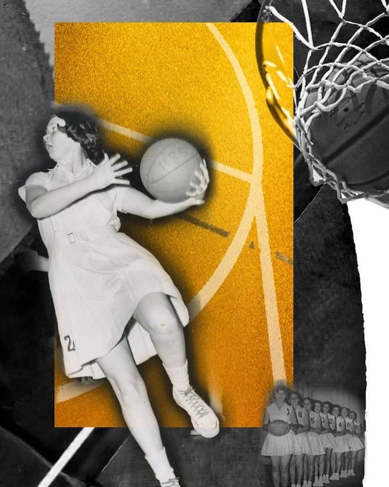 VERBALのインスタグラム：「🏀🏀🏀🏀🏀  “SKIRTS AND THE SLAM DUNK: THE HISTORY OF WOMEN’S BASKETBALL UNIFORMS”. Read more on  www.ambushdesign.com → “UNIVERSE”   「スカートとスラムダンク: 女子バスケットボールのユニフォームの歴史」www.ambushdesign.com →「アンブッシュの世界」にて掲載。  @ambush_official #AMBUSH #UNIVERSE」