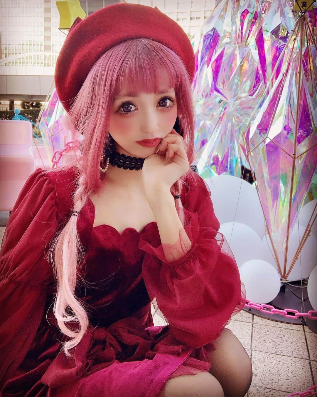 桜咲姫奈さんのインスタグラム写真 - (桜咲姫奈Instagram)「♥️ベロア ...