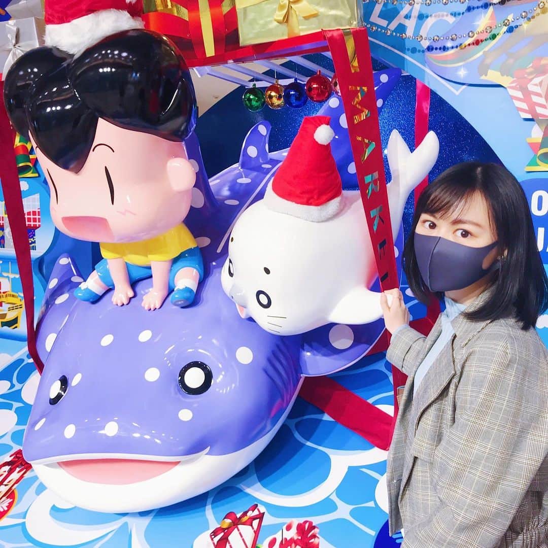宮澤じゅりのインスタグラム：「🤍❤️🤍 . . 海遊館にゴマちゃんいた♡ . . . @kaiyukan_japan  .」