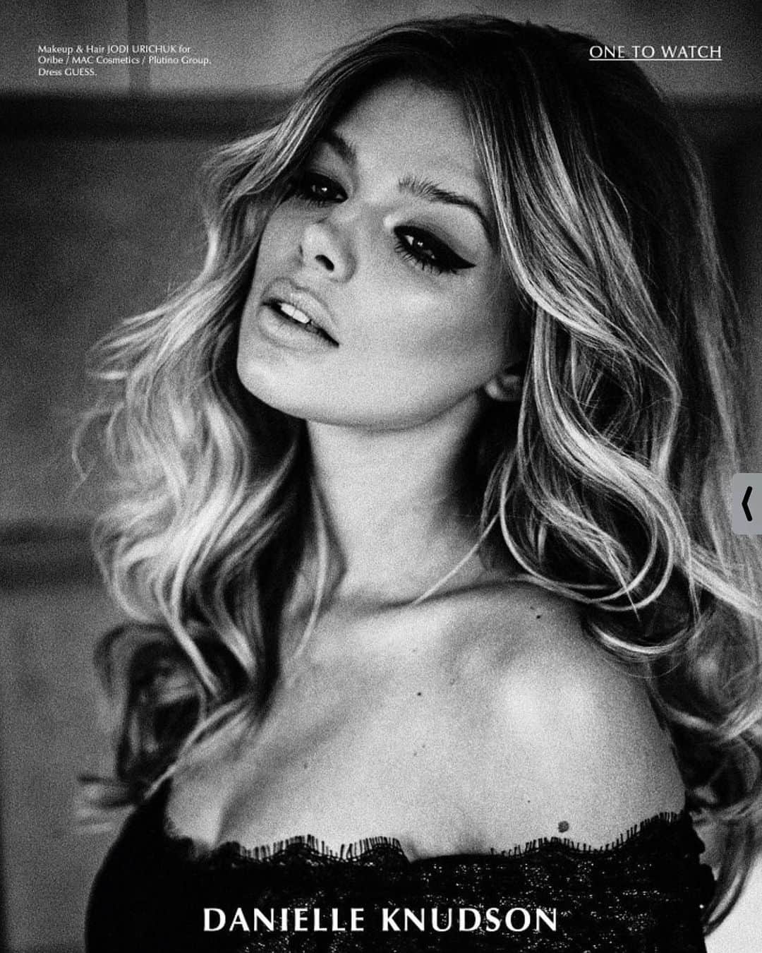 ダニエル・クヌッドソンのインスタグラム：「Bridget Bardot Vibes 🖤 @galore  @princeandjacob  H&M: @jodimarshall」