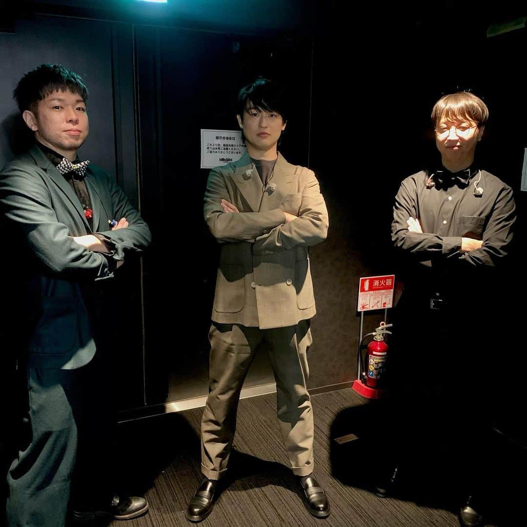 尾崎裕哉のインスタグラム：「INTO THE NIGHT 横浜公演、無事終わりました！足を運んでくれた皆さま、ありがとうございました！#intothenightlive #宗本康兵 #今村慎太郎」