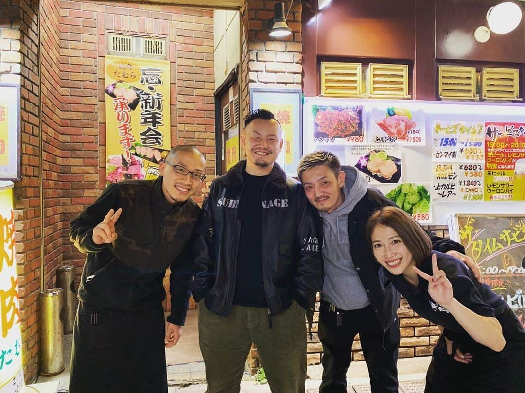 輪入道さんのインスタグラム写真 - (輪入道Instagram)「今日は彫しのさんと久しぶりの焼肉たむらへ！ いつもながら最高でした😭 ご馳走様でした！！」12月9日 23時49分 - wanyudo