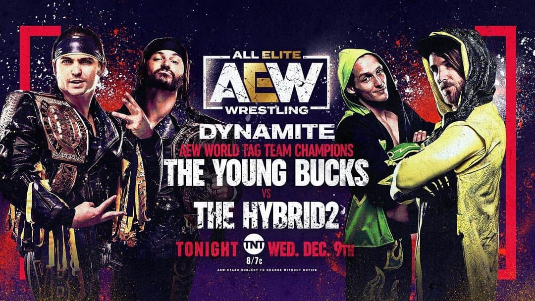 ニック・ジャクソンのインスタグラム：「Tonight is gonna be crazy. Make sure you tune in to TNT to watch this match go down!」