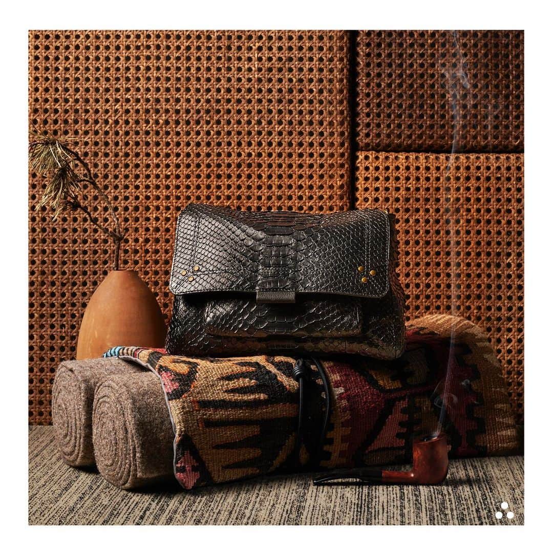 ジェロームドレイフュスのインスタグラム：「Looking for gift ideas? Put Lulu at the top of your wishlist #jeromedreyfusslulu . . Art Direction @carolinnerennequin Photo @pierr_antoine #jeromedreyfuss #lulu #jeromedreyfusslulu #rootsdeluxe #aw20」