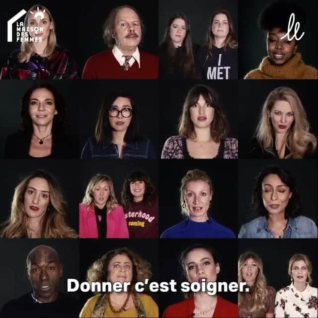Jeanneのインスタグラム：「J’ai rencontré @ghada_hatem_gantzer l’année dernière et j’ai été impressionnée par le travail immense qu’elle et ses équipes mènent à la Maison des Femmes de Saint-Denis. Un lieu qui accueille et qui soigne toutes les femmes victimes de violence. Aujourd’hui @lamaisondesfemmes93 soutient l’ouverture d’une autre Maison des Femmes à Marseille, et on a besoin de 150 000€ pour y parvenir. En donnant chacun.e ne serait qu’1€, on pourra atteindre l’objectif. Je vous invite à faire un don sur Hallo asso (lien en bio) ou via Lydia au 939393. Merci infiniment 🙌🏼❤️ Merci @leseclaireuses de nous avoir réunis pour soutenir @lamaisondesfemmes93 ✊🏼 #donnercestsoigner」