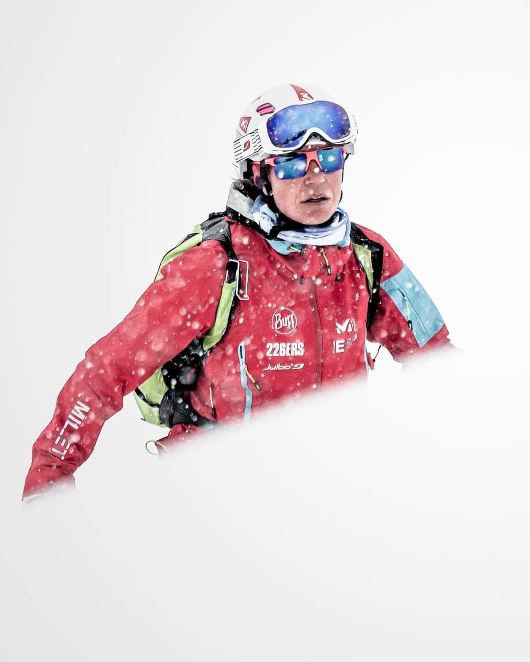 ミレーのインスタグラム：「Working with the Spanish Skimo Federation @instafedme and its athletes has always been a great source of inspiration for our skimo products...  ...and therefore for our ski touring range in its globality. We've always thought that working with and for the best athletes is a great source of improvement for our whole ranges!  📷  @andyparantdotcom  #MilletRiseUp」