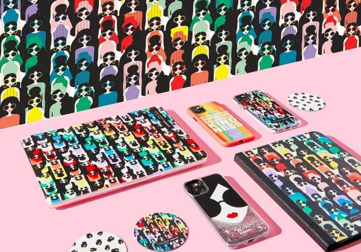 アリス+オリビアのインスタグラム：「We launched the cutest collab with @casetify !! 💕 Phone and iPad cases and accessories!  #aoxcasetify」